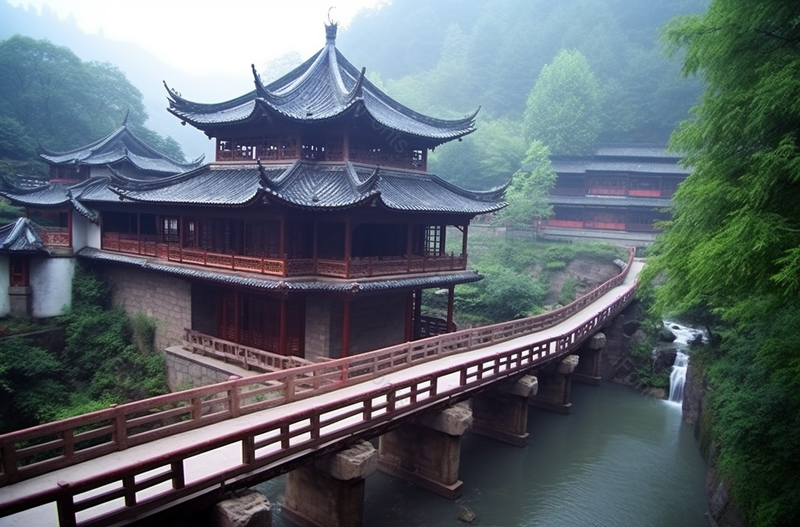 美丽景色中老式亭台阁楼建筑物实拍摄影图,高清,摄影图,摄影图片,图片大全,摄影图免费下载